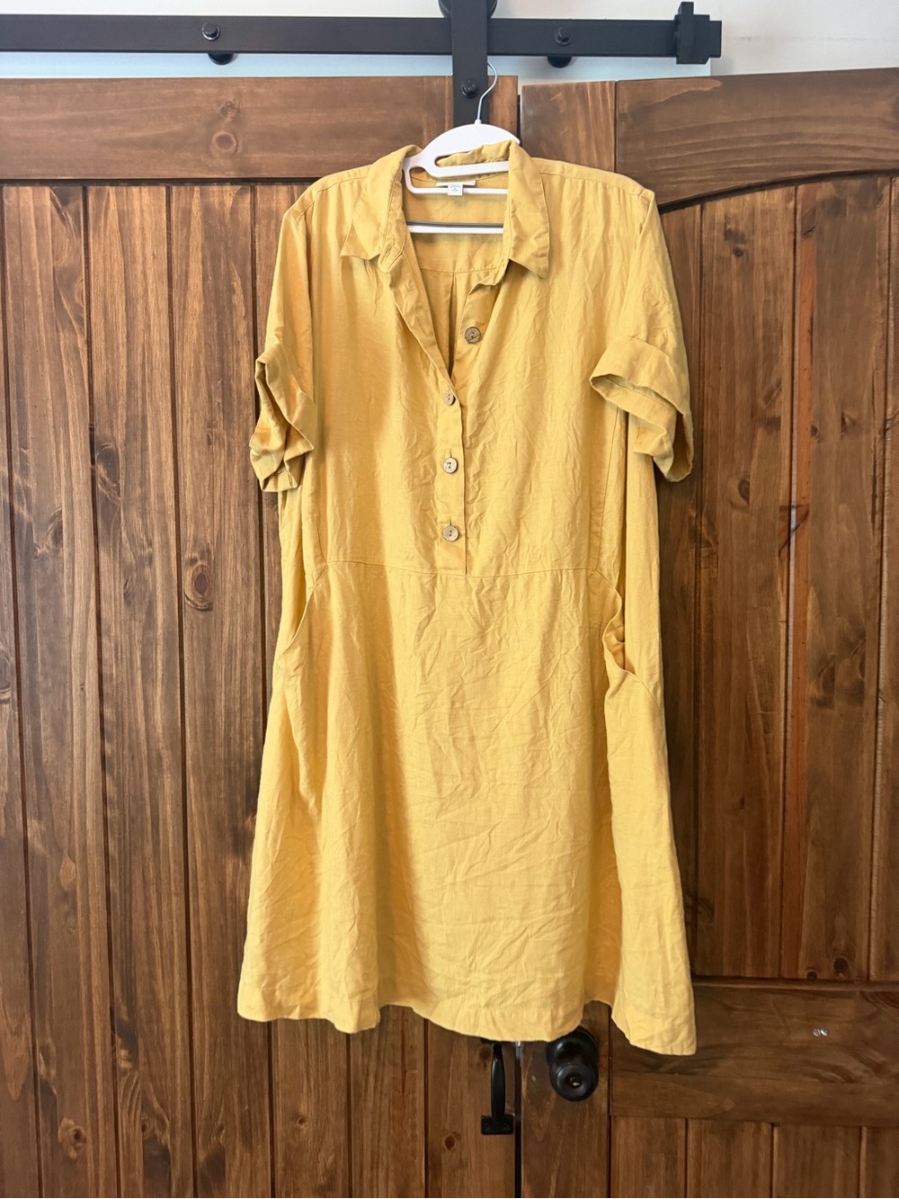 J Jill love linen 100% linen dress - Picture 3 of 12